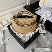 Chanel Beige Pouch Bag 18x17x8cm - 1