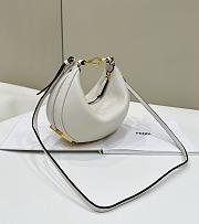 Fendi Fendigraphy Mini White Bag 20x13x7.5cm - 4