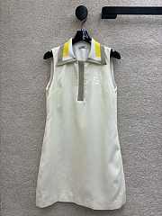 Fendi Dress Beige Cotton Dress - 1