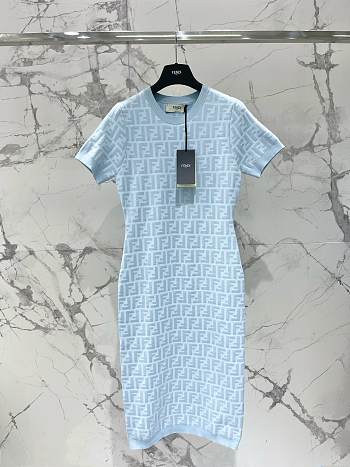 Fendi Light Blue Dress