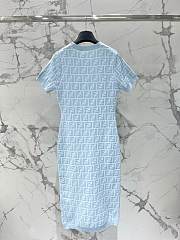 Fendi Light Blue Dress - 4