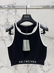 Balenciaga Black Tank Top - 1