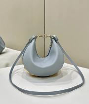 Fendi Fendigraphy Mini Light Blue Bag 20x13x7.5cm - 1