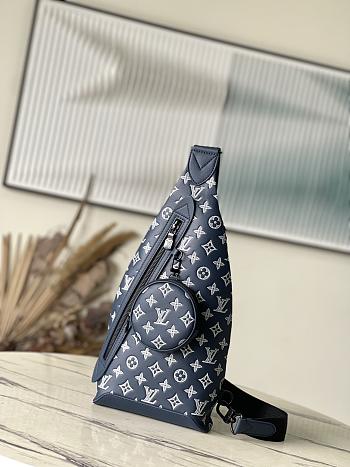Louis Vuitton LV Duo Crossbody Bag Blue 20 x 42 x 6 cm