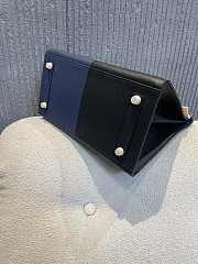 Hermes 30 Birkin Casaque Black Navy Blue 30cm - 2