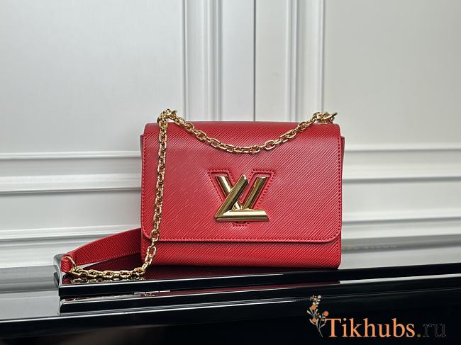 Louis Vuitton LV Twist MM Red 23 x 17 x 9.5 cm  - 1