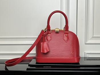 Louis Vuitton LV Alma BB Red 23.5 x 17.5 x 11.5 cm