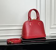 Louis Vuitton LV Alma BB Red 23.5 x 17.5 x 11.5 cm - 5