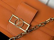 Louis Vuitton LV Dauphine Soft MM Orange 24 x 17 x 9 cm - 2