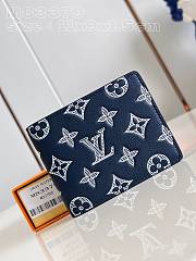 Louis Vuitton LV Wallet Multiple Blue 11.5 x 9 x 1.5 cm - 1