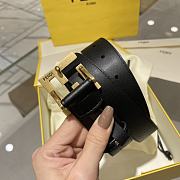 Fendi Black Belt 3.5cm - 3