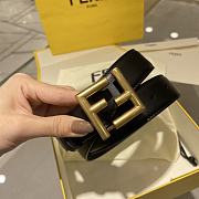 Fendi Black Belt 3.5cm - 2