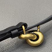 Bottega Veneta Black Knot Leather Belt 2cm - 3