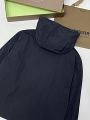 Burberry Black Cropped Nylon Jacket - 4