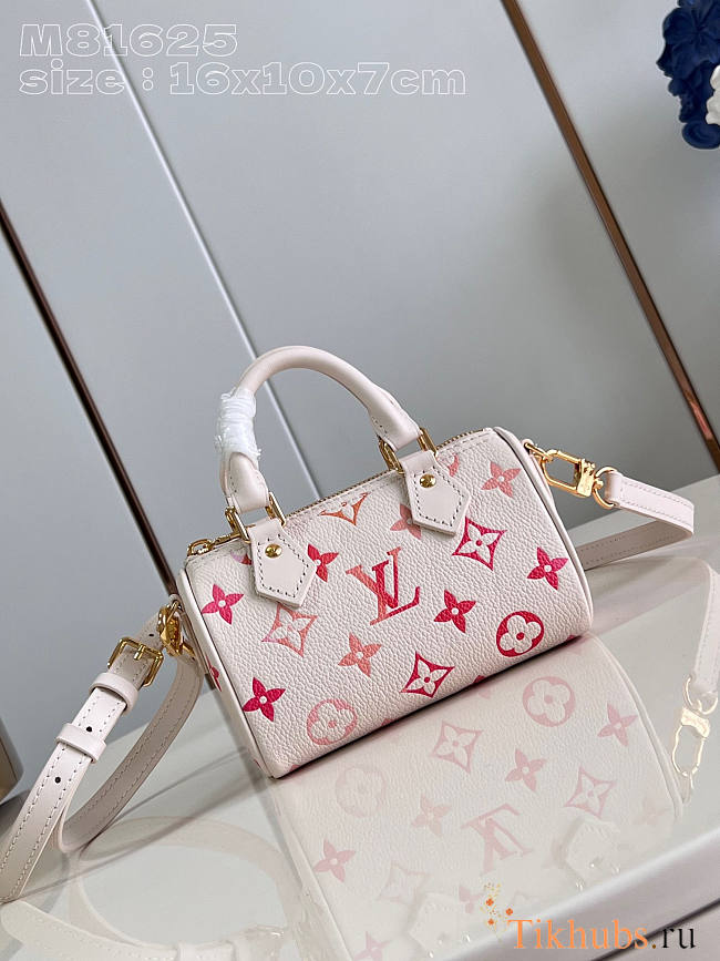 Louis Vuitton LV Nano Speedy Bag Sunrise Aquarelle 16 x 10 x 7.5 cm - 1