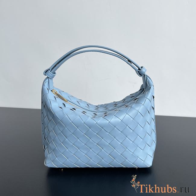 Bottega Veneta Mini Wallace Blue 23x13x9.5cm - 1