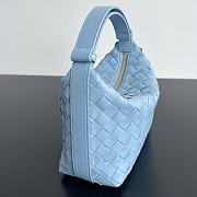 Bottega Veneta Mini Wallace Blue 23x13x9.5cm - 6