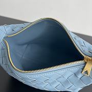 Bottega Veneta Mini Wallace Blue 23x13x9.5cm - 5