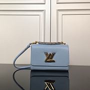 Louis Vuitton LV Twist MM Blue 23x17x9.5cm - 1