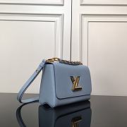 Louis Vuitton LV Twist MM Blue 23x17x9.5cm - 2