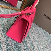 Balenciaga Hourglass Bag Pink 23x10x24cm - 4