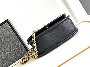 Chanel Small Messenger Bag Black Calfskin 23.5x5.5x16.5cm - 6