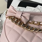 Chanel Pink Pouch Bag 18x17x8cm - 4