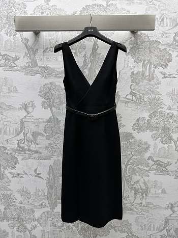 Dior Wraparound Mid-Length Dress