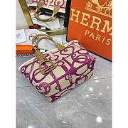 Hermes Steeple 25 Bag Purple Bag 25x23x15cm - 5
