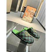 Louis Vuitton LV Palace Slipper Damier Green - 1