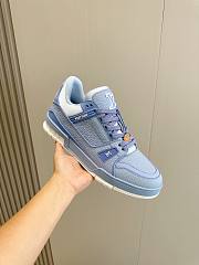 Louis Vuitton LV Trainer Blue Sneaker - 2