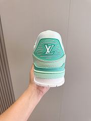 Louis Vuitton LV Trainer Green Sneaker - 4