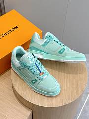 Louis Vuitton LV Trainer Green Sneaker - 2