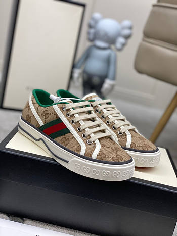 Gucci Wmns Tennis 1977 Beige Ebony Sneaker