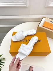 Louis Vuitton LV Revial Flat White Mule - 3