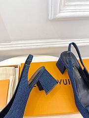 Louis Vuitton LV Pump Blue Denim Heel 5.5cm - 5