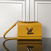 Louis Vuitton LV Twist MM Yellow 23x17x9.5cm - 1