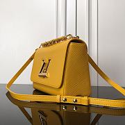 Louis Vuitton LV Twist MM Yellow 23x17x9.5cm - 2