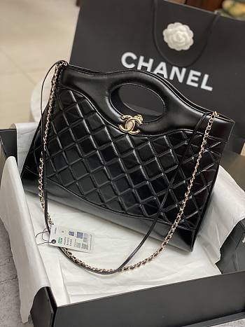 Chanel 31 Bag Black 35x39x8cm