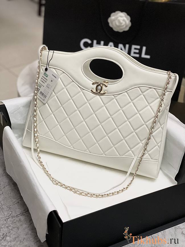 Chanel 31 Bag White 35x39x8cm - 1