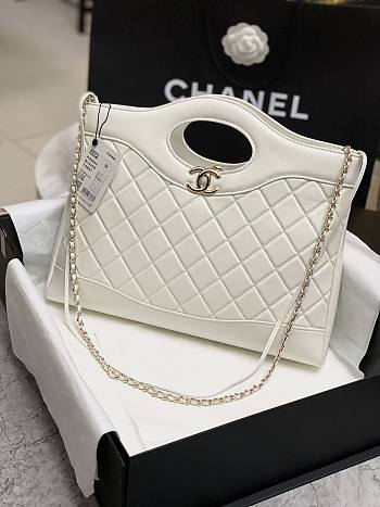 Chanel 31 Bag White 35x39x8cm