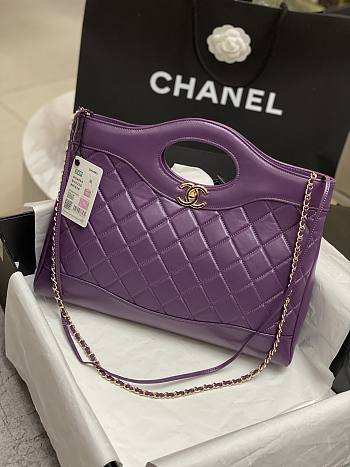 Chanel 31 Bag Purple 35x39x8cm