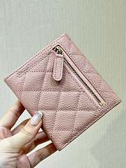 Chanel Wallet Pink Caviar Gold 11cm - 2