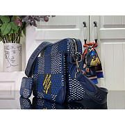Louis Vuitton LV Trio Messenger Damier Heritage Blue 25 x 18.5 x 7 cm - 5