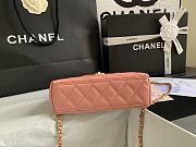 Chanel Kelly Shopper Pink Gold Bag 13x19x7cm - 6