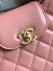 Chanel Kelly Shopper Pink Gold Bag 13x19x7cm - 2
