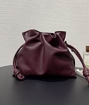 Loewe Flamenco Clutch Bag Red Wine 30x24.5x10.5cm - 1