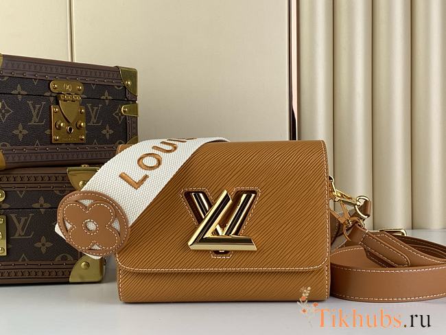 Louis Vuitton LV Twist Honey Gold MM 23 x 17 x 9.5 cm - 1