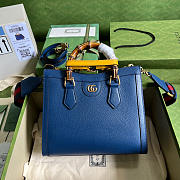 Gucci Diana Small Tote Bag Blue 27x24x11cm - 1