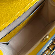 Gucci Diana Small Tote Bag Yellow 27x24x11cm - 3